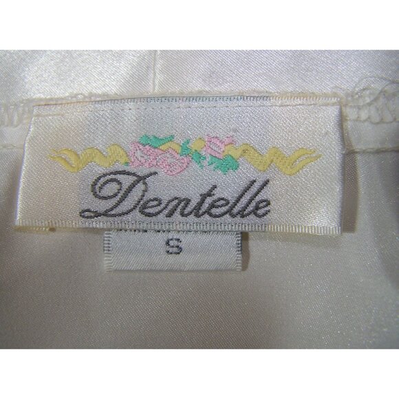 Dentelle Robe White Silky/Satin Feel Small Wrap Cover Up Bridal - Picture 9 of 10